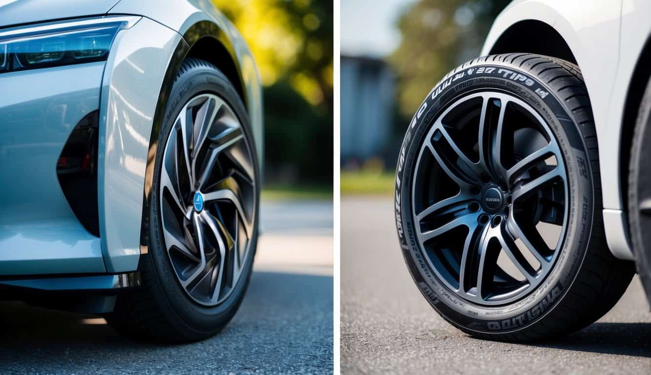 Electric Car Tires and Regular Tires