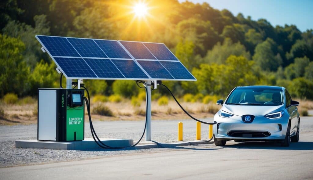 Portable Solar Panels to Charge an Electric Car