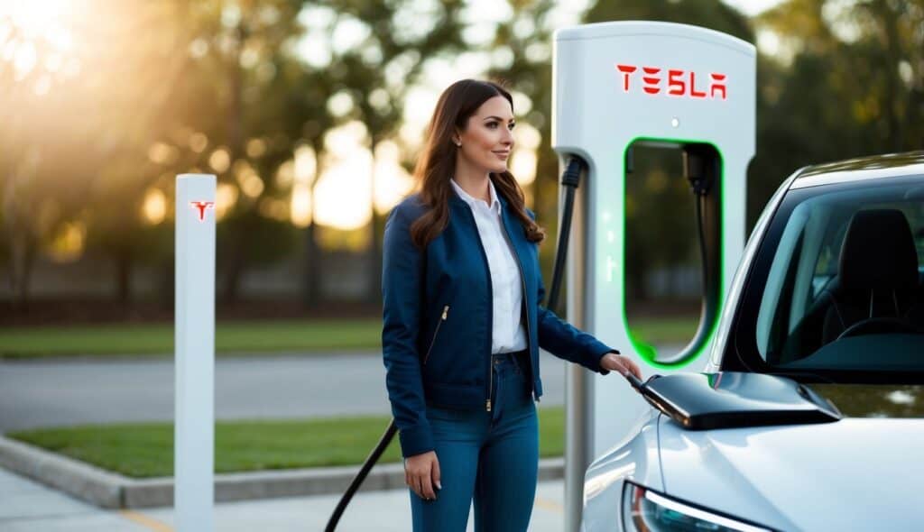 Tesla Charger Green Light but Not Charging