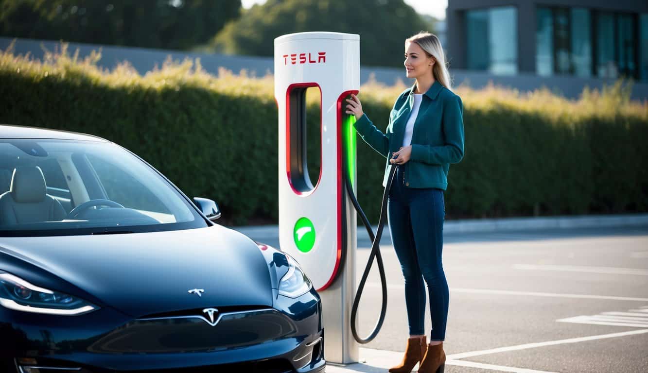 Tesla Charger Green Light but Not Charging how to fix
