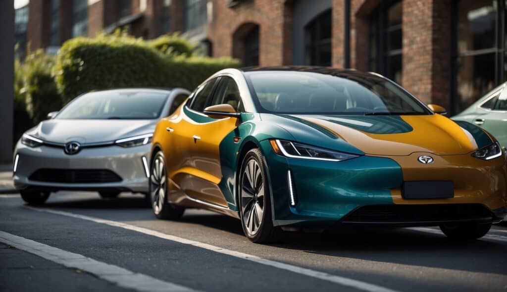 hybrid car or electric car