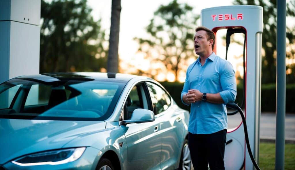 tesla model 3 ready to charge but not charging