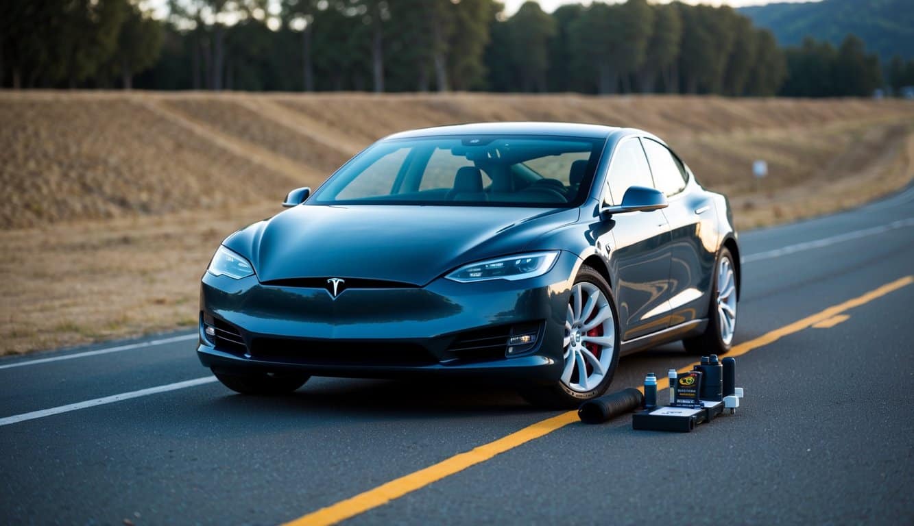 does tesla have spare tire model y